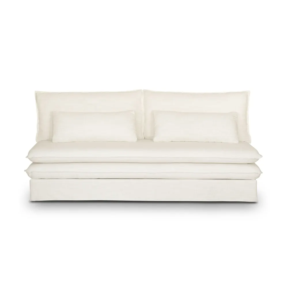 Clio - Divano trasformabile a 2/3 posti verde-blu