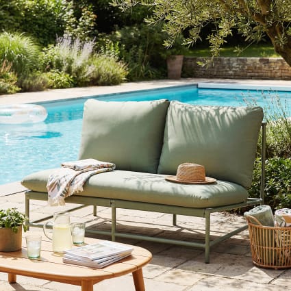 Lecci - Divano da giardino a 2 posti